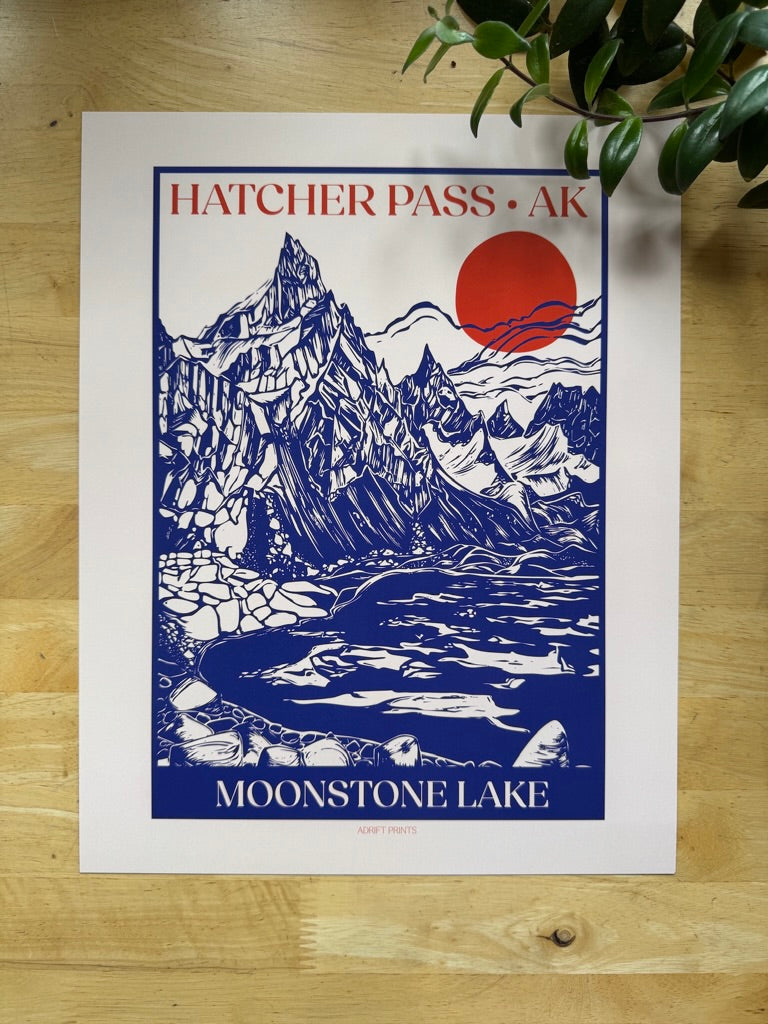 Moonstone Lake • poster print