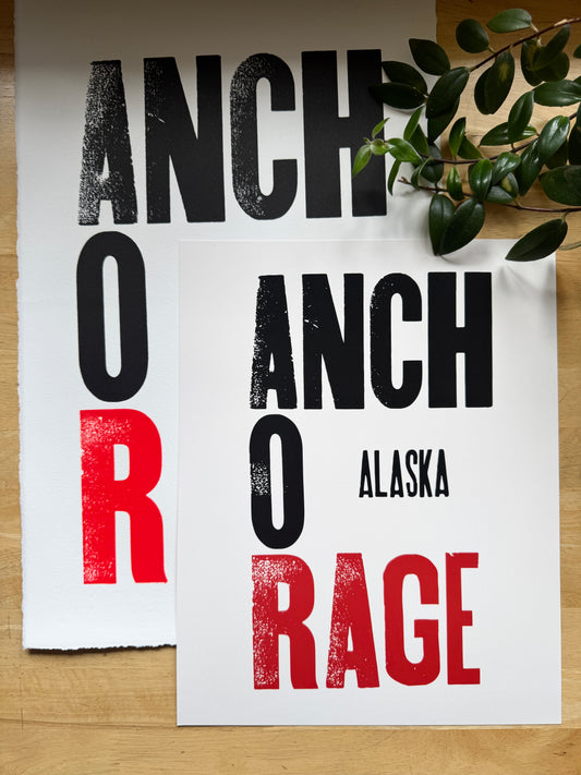 AnchoRAGE Poster Print - SALE 50% off