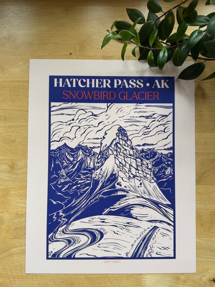 Snowbird Glacier • poster print