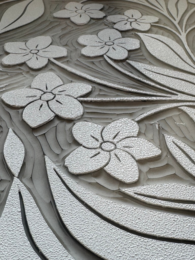 Forget-Me-Not hand printed tee