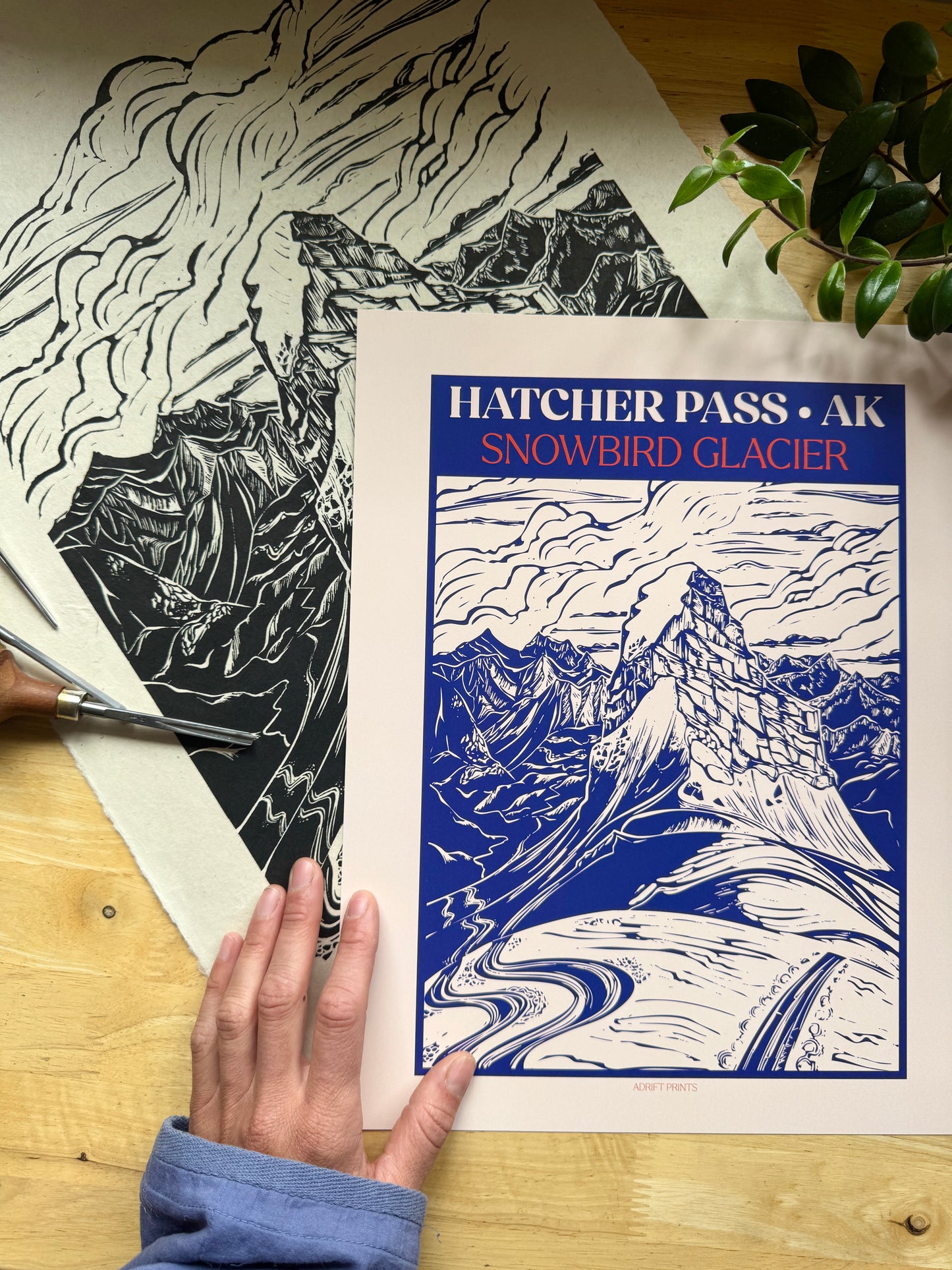 Snowbird Glacier • poster print