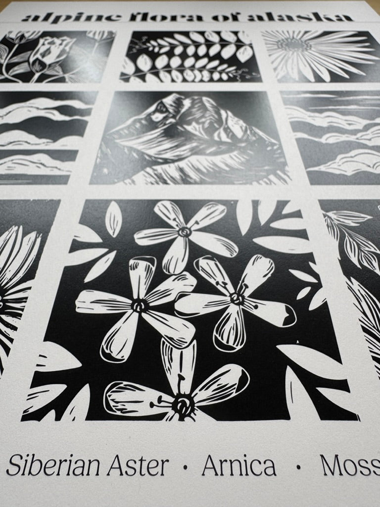 Alpine Flora of Alaska • poster print