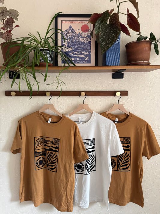 AK Elements Blockprinted Tee