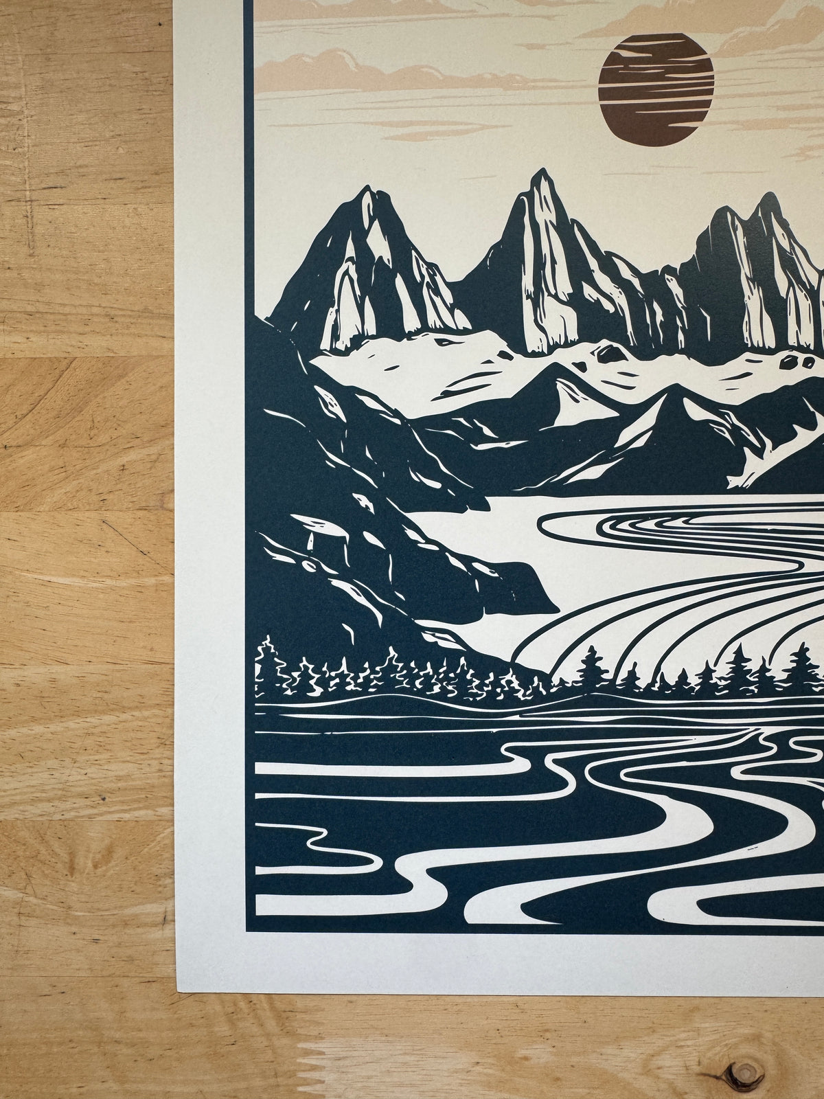 Mendenhall Glacier • travel poster