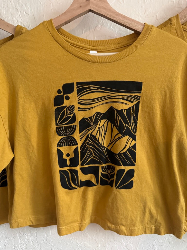 Ridgeline Tee • hand printed