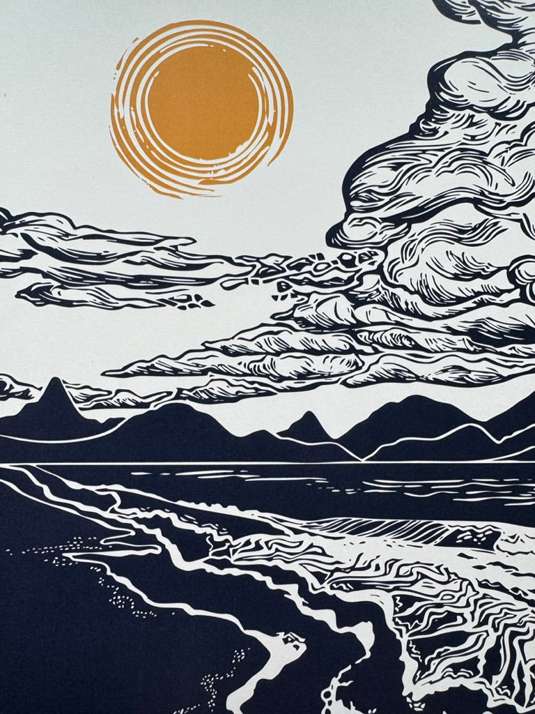 Bishop's Beach • travel poster