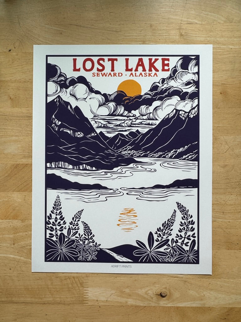 Lost Lake • travel poster