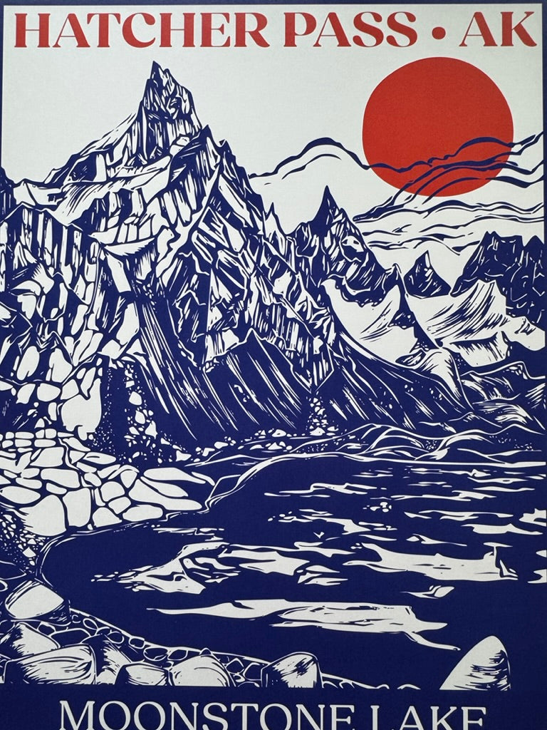 Moonstone Lake • travel poster