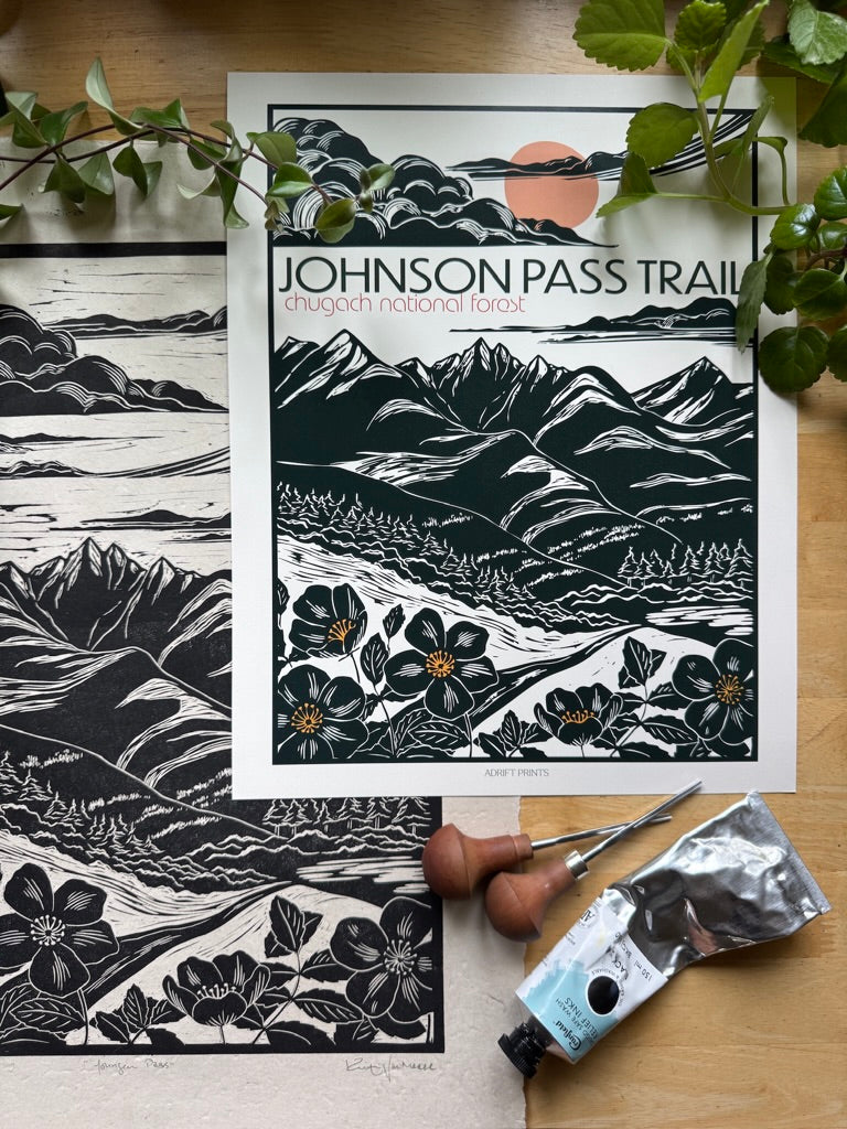 Johnson Pass • travel poster