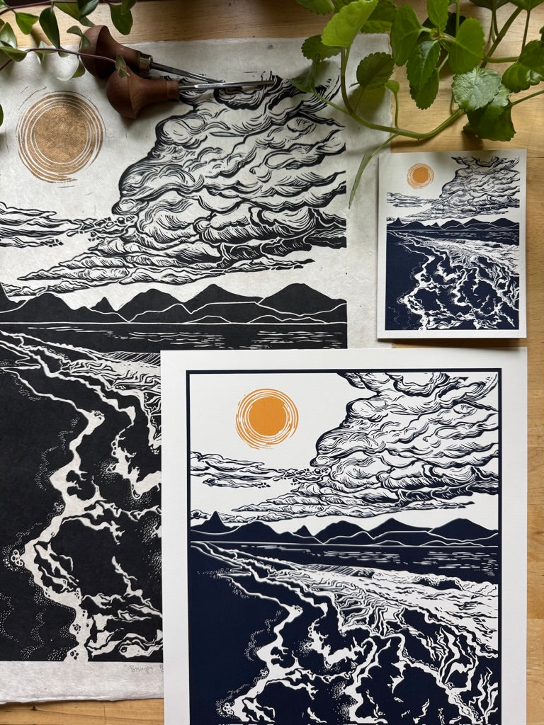 Bishop's Beach • travel poster