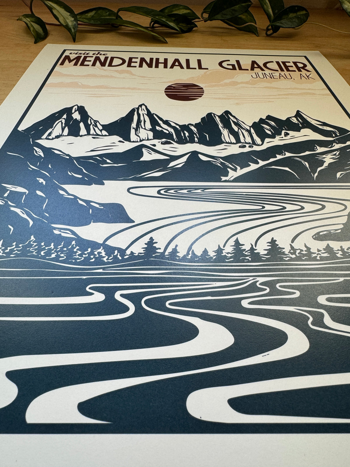 Mendenhall Glacier • travel poster