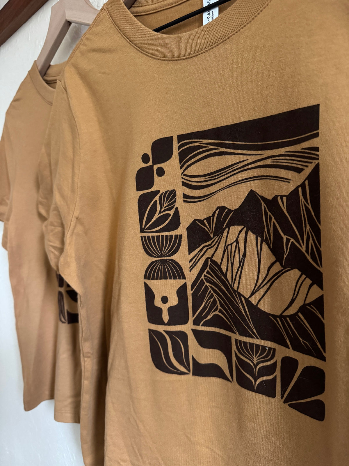 Ridgeline Tee • hand printed