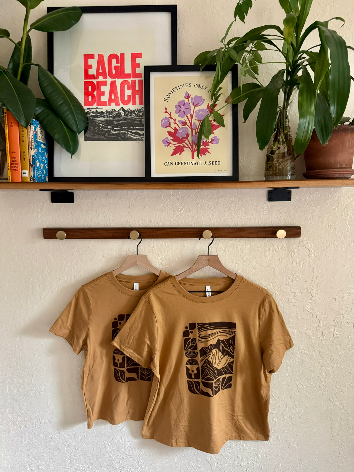 Ridgeline Tee • hand printed