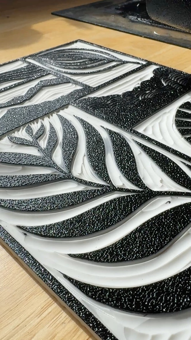 AK Elements hand-printed tote bag