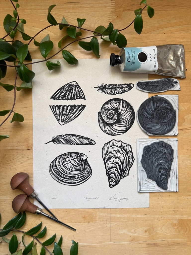 Treasures - tidepool print