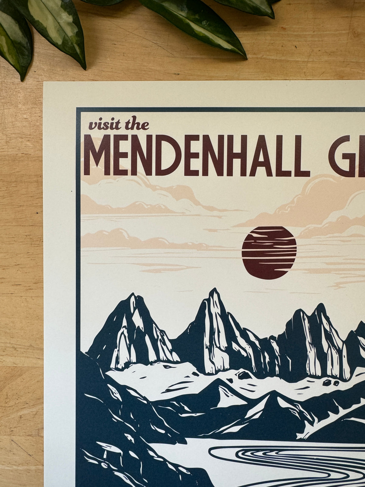 Mendenhall Glacier • travel poster