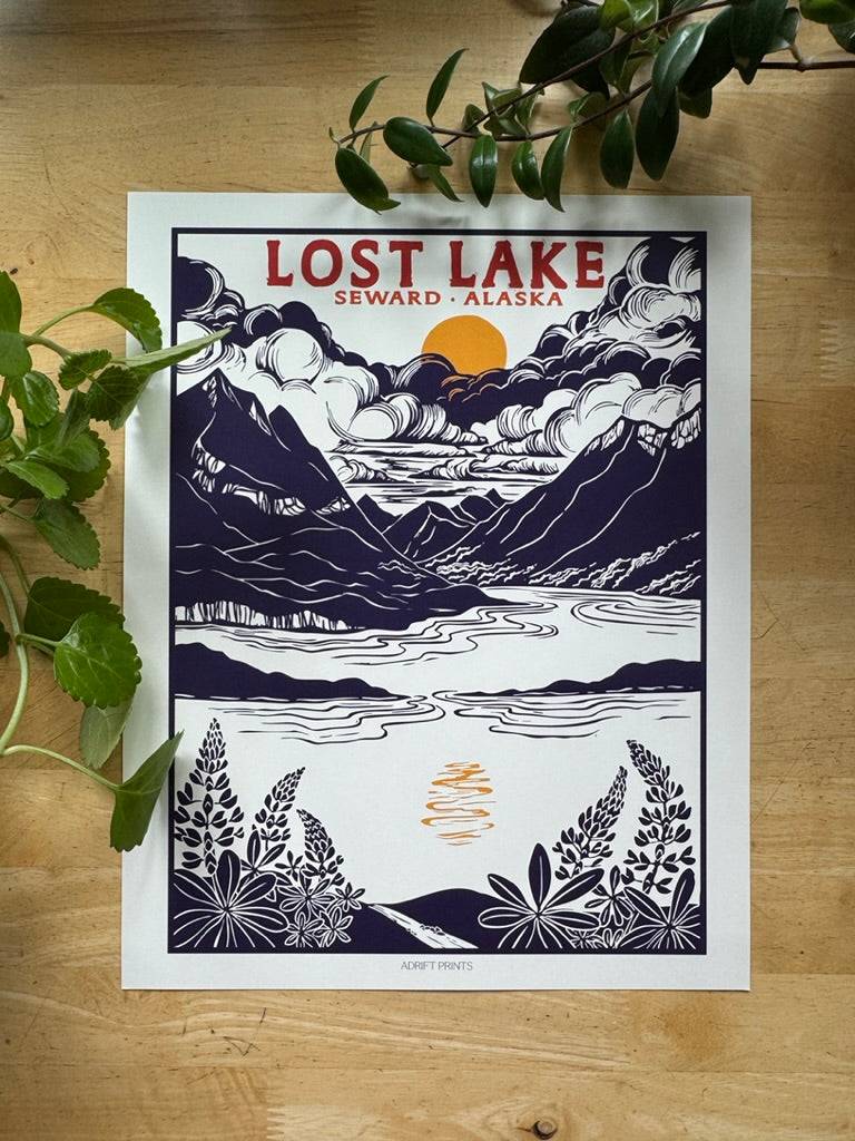 Lost Lake • travel poster