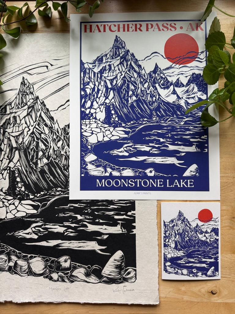 Moonstone Lake • travel poster
