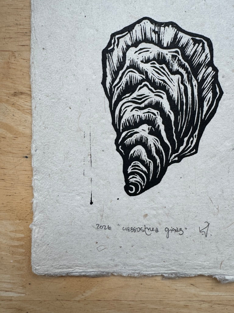 Pacific Oyster Mini Print