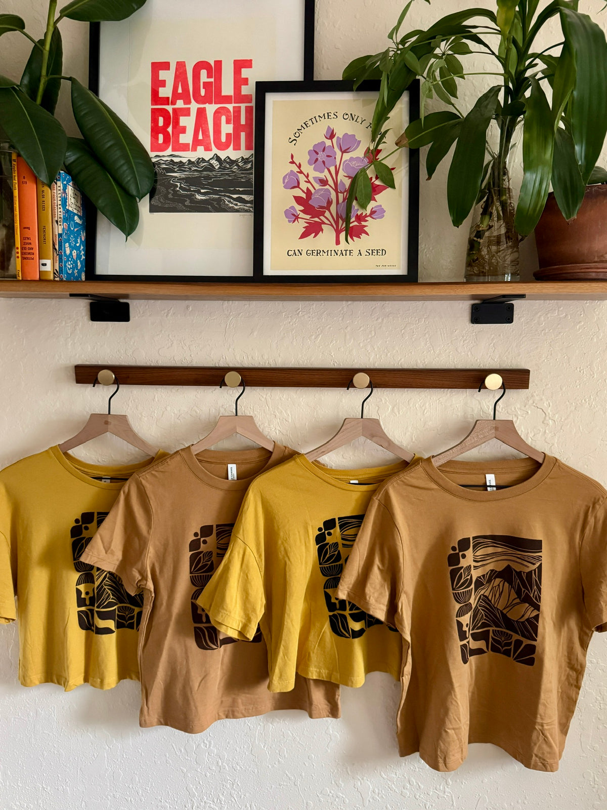 Ridgeline Tee • hand printed