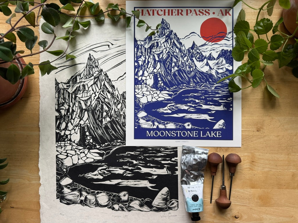Moonstone Lake • travel poster