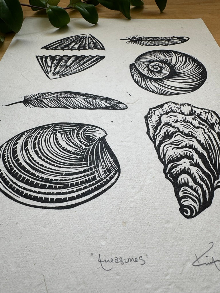 Treasures - tidepool print