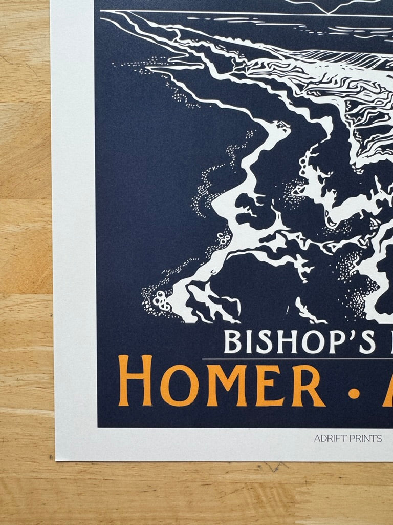 Bishop's Beach • travel poster