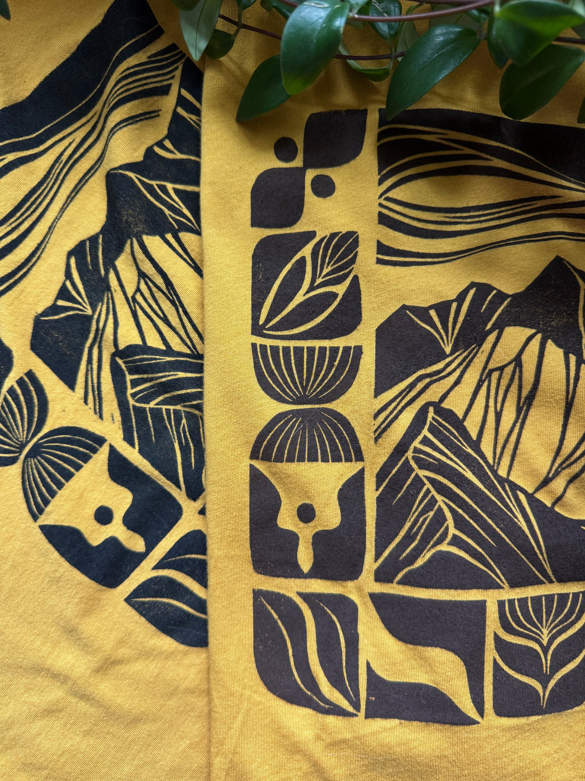 Ridgeline Tee • hand printed