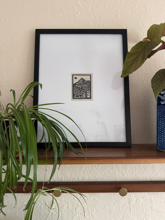 Framed 'Tincan' Print at Alpenglow Coffeehouse