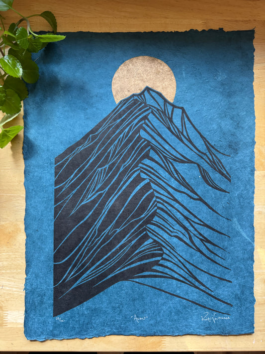 'Ascent'  test print- SALE 50% off