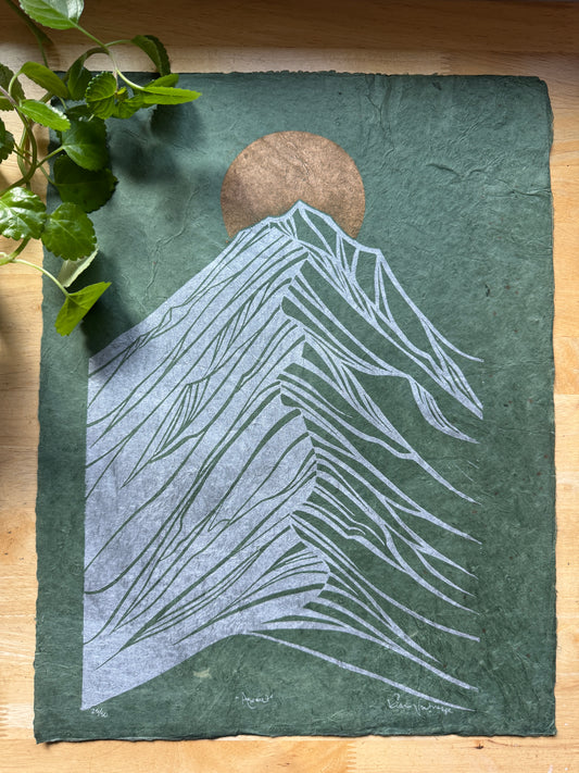 'Ascent'  test print- SALE 50% off